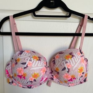 Victoria's Secret PINK Wear everywhere multi-way push-up bra 36C